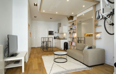 bedUp® Amsterdam rangement pratique petits espaces gain de place lit escamotable plafond bedup