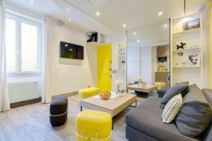 bedup Montreuil architecte lit escamotable plafond