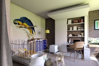 lit-escamotable-plafond aménagement gain-de-place petits-espaces meuble-pratique bedup-lit-escamotable chambre-enfant projet-déco aménagement-chambre