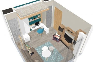 lit-escamotable-plafond aménagement gain-de-place petits-espaces meuble-pratique bedup-lit-escamotable chambre-enfant projet-déco aménagement-chambre