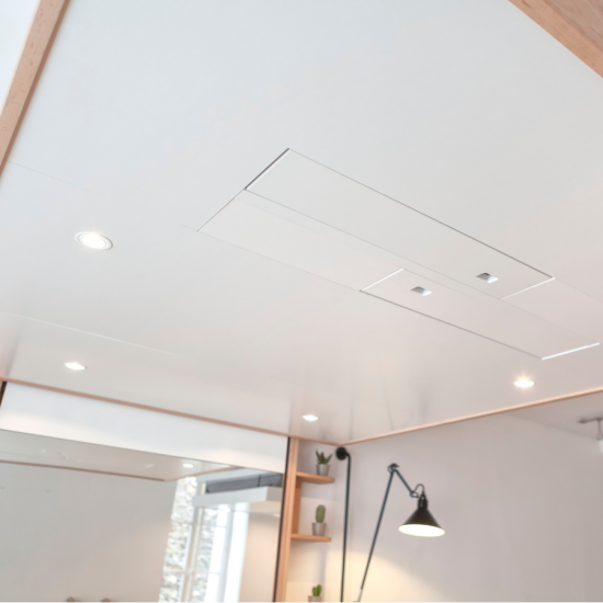 Eclairage lit escamotable plafond