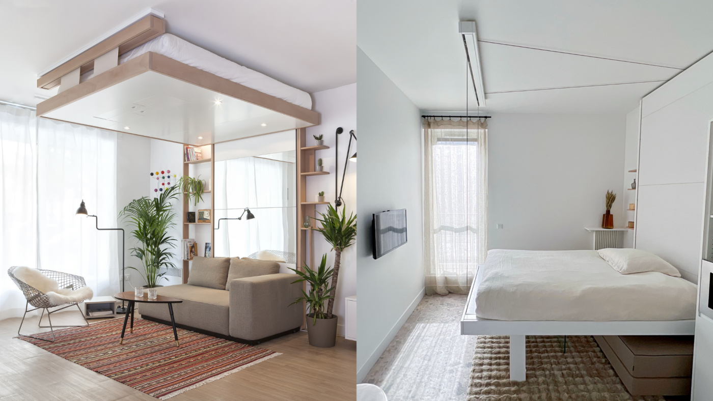 Lit Escamotable Électrique au Plafond bedUp® — free download