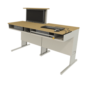 Bureaux informatique ecran escamotable