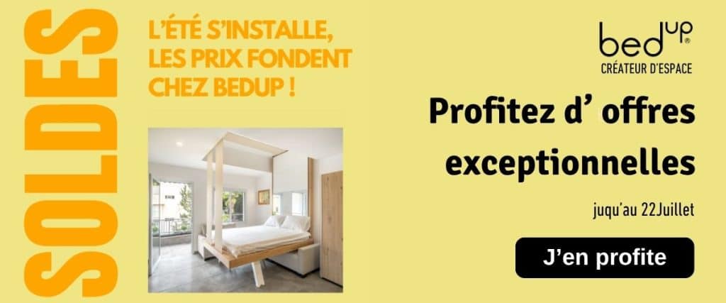 Soldes lit escamotable bedUp®