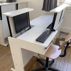 Bureau informatique ecran escamotable Milena A5